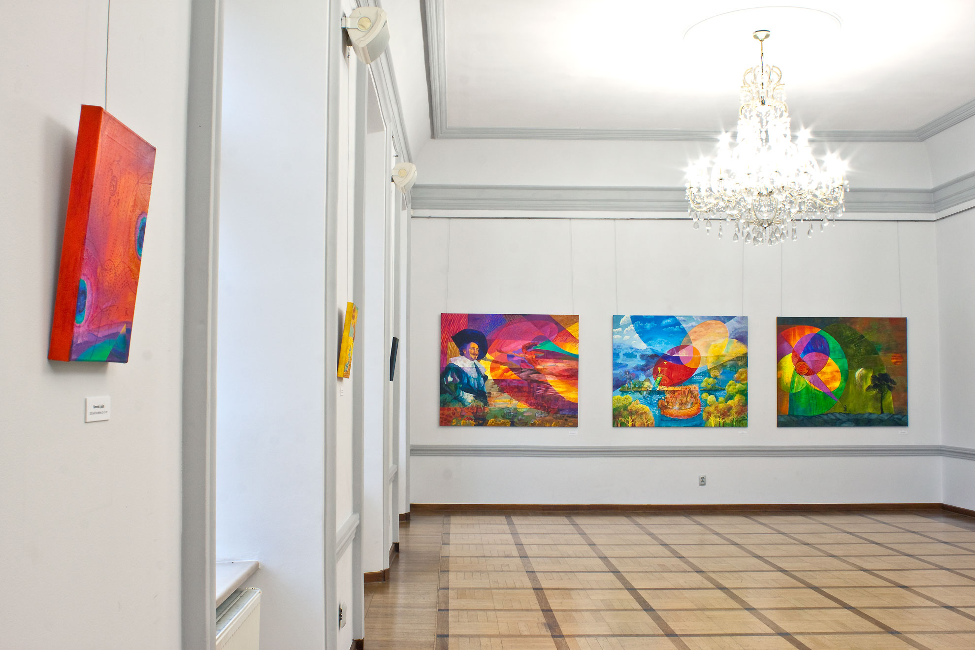 Painting exhibition Barok Dopamina i Meteory Katarzyna Kopanska 2020